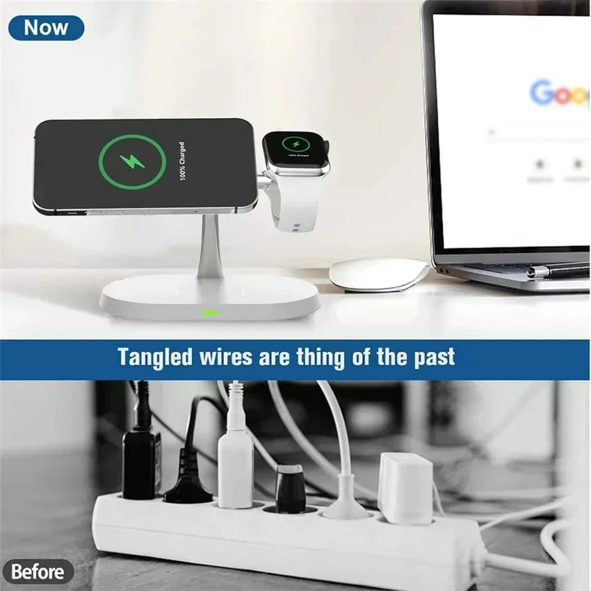 3 in 1 Magnetic 100W Wireless Charger Stand