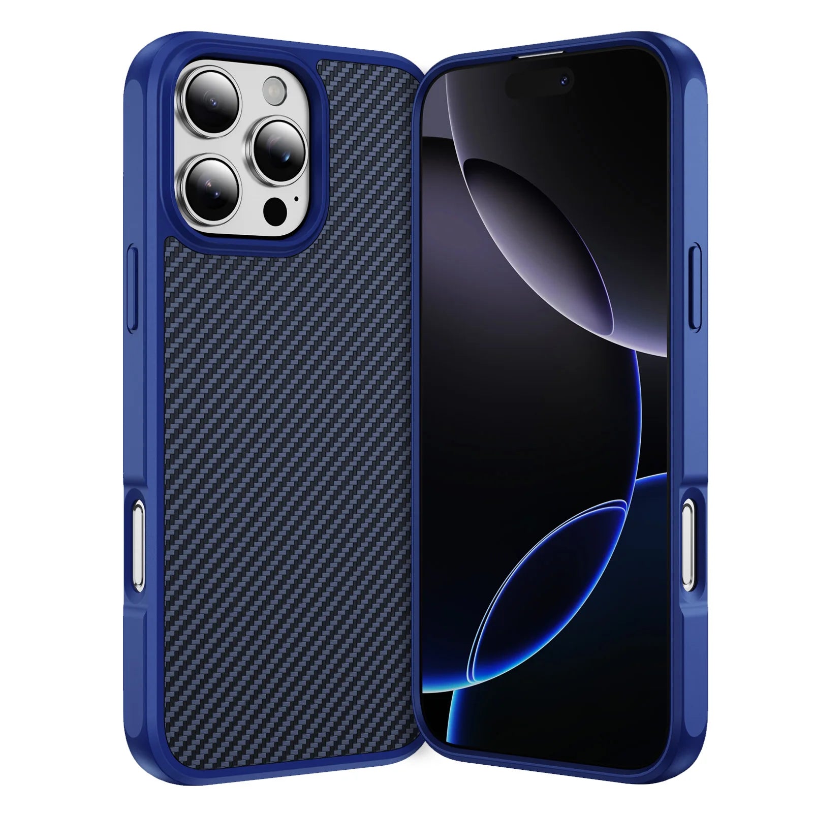 Carbon Fiber Textured Plastic Case
