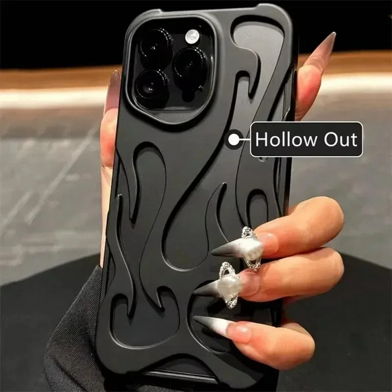 Matte Hollow out Case