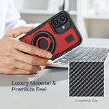 Shockproof Double Ring Kickstand Case