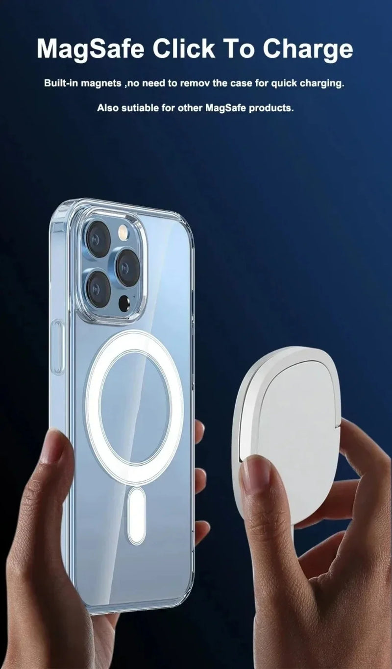 Magnetic Transparent Design Soft Case