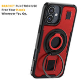 Shockproof Double Ring Kickstand Case
