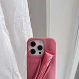 RHODE Liquid Silicone Lipstick Holder iPhone Case