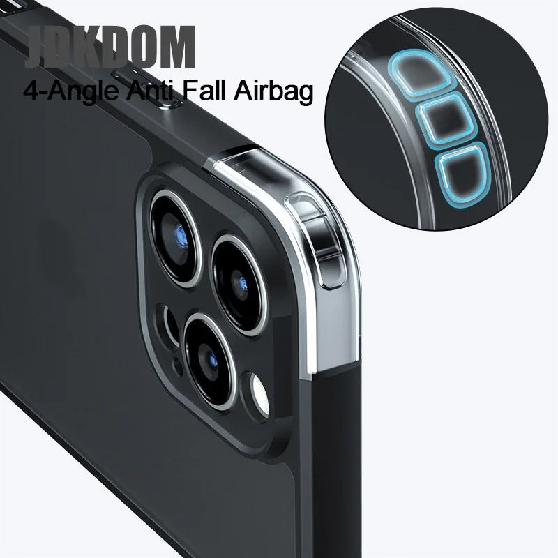 Transparent Back ShockProof Case