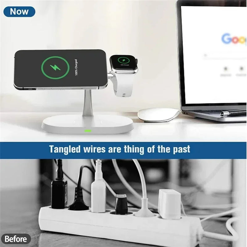 3 in 1 Magnetic 100W Wireless Charger Stand