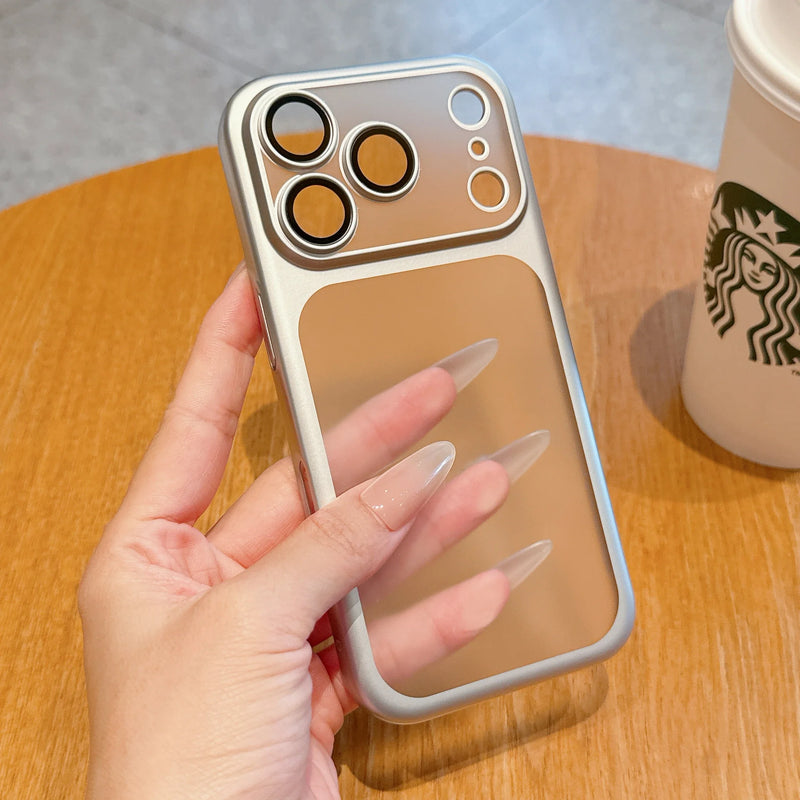 Transparent Plating Frame Case