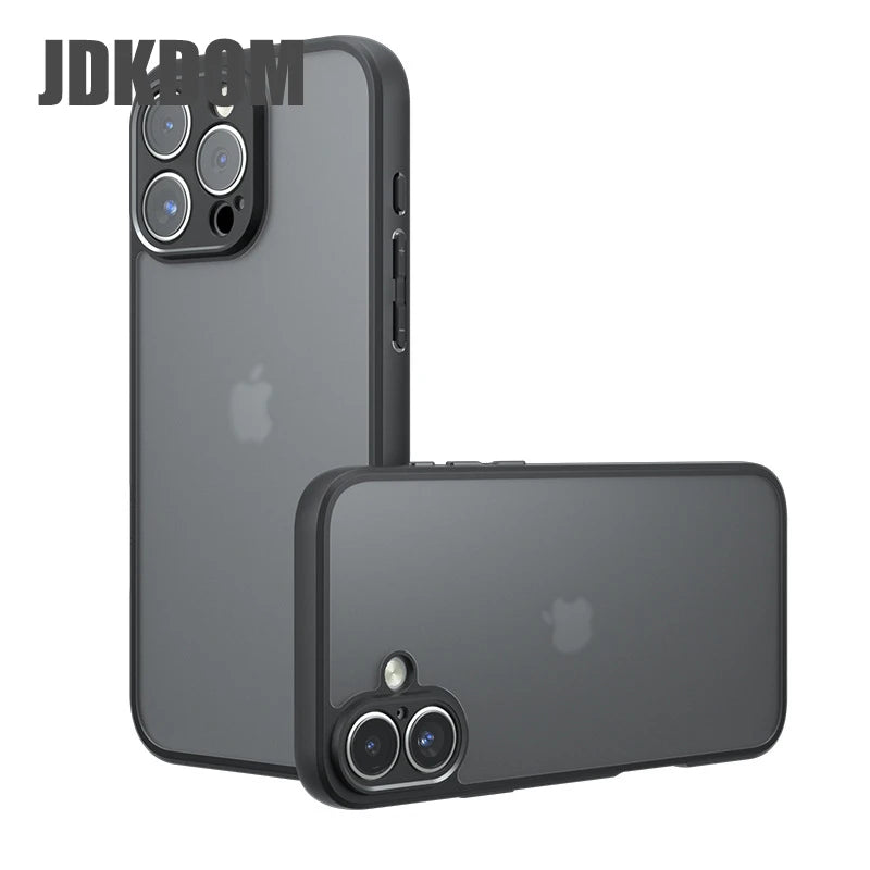 Transparent Back ShockProof Case