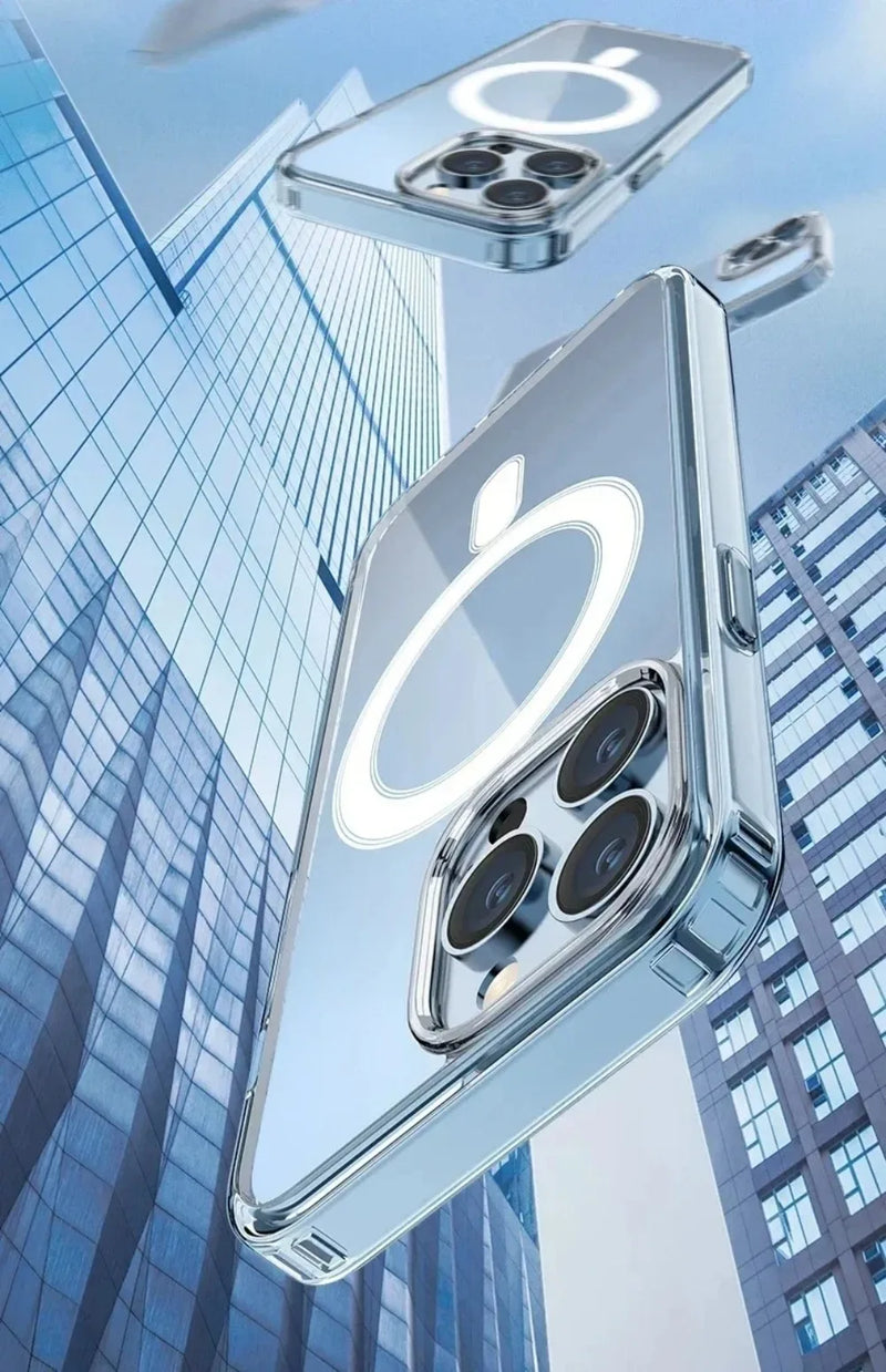 Magnetic Transparent Design Soft Case