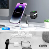 3 in 1 Magnetic 100W Wireless Charger Stand