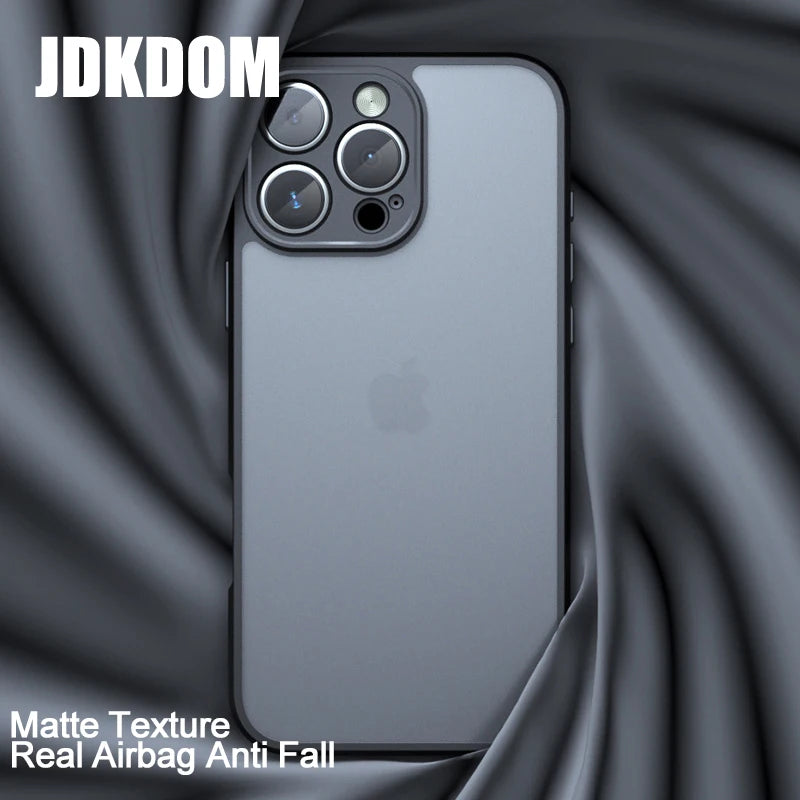 Transparent Back ShockProof Case