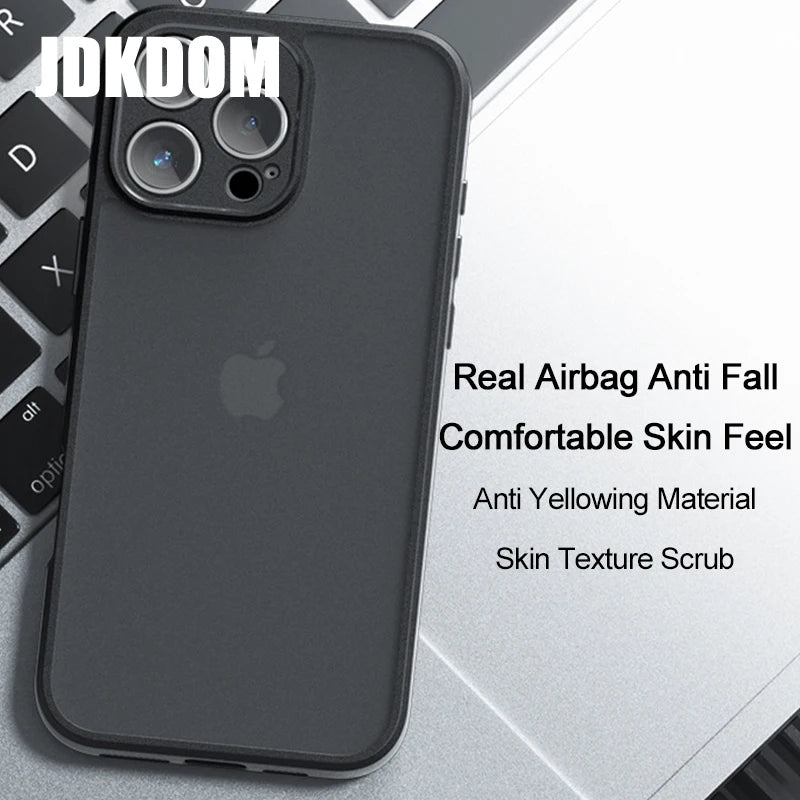 Transparent Back ShockProof Case