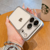 Transparent Plating Frame Case