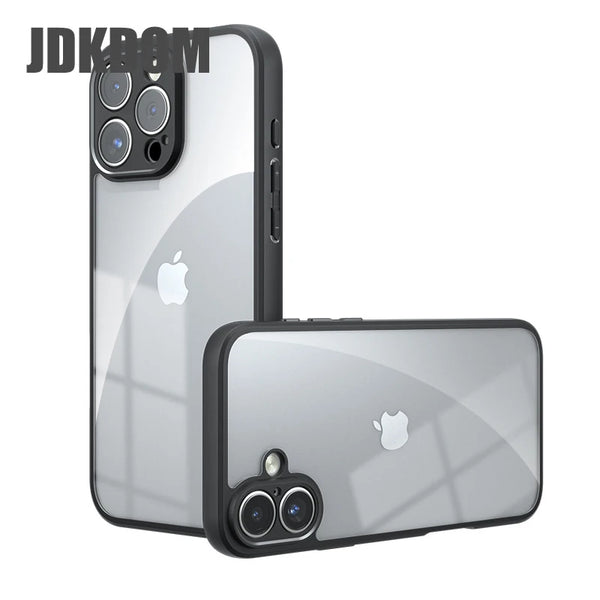 Transparent Back ShockProof Case