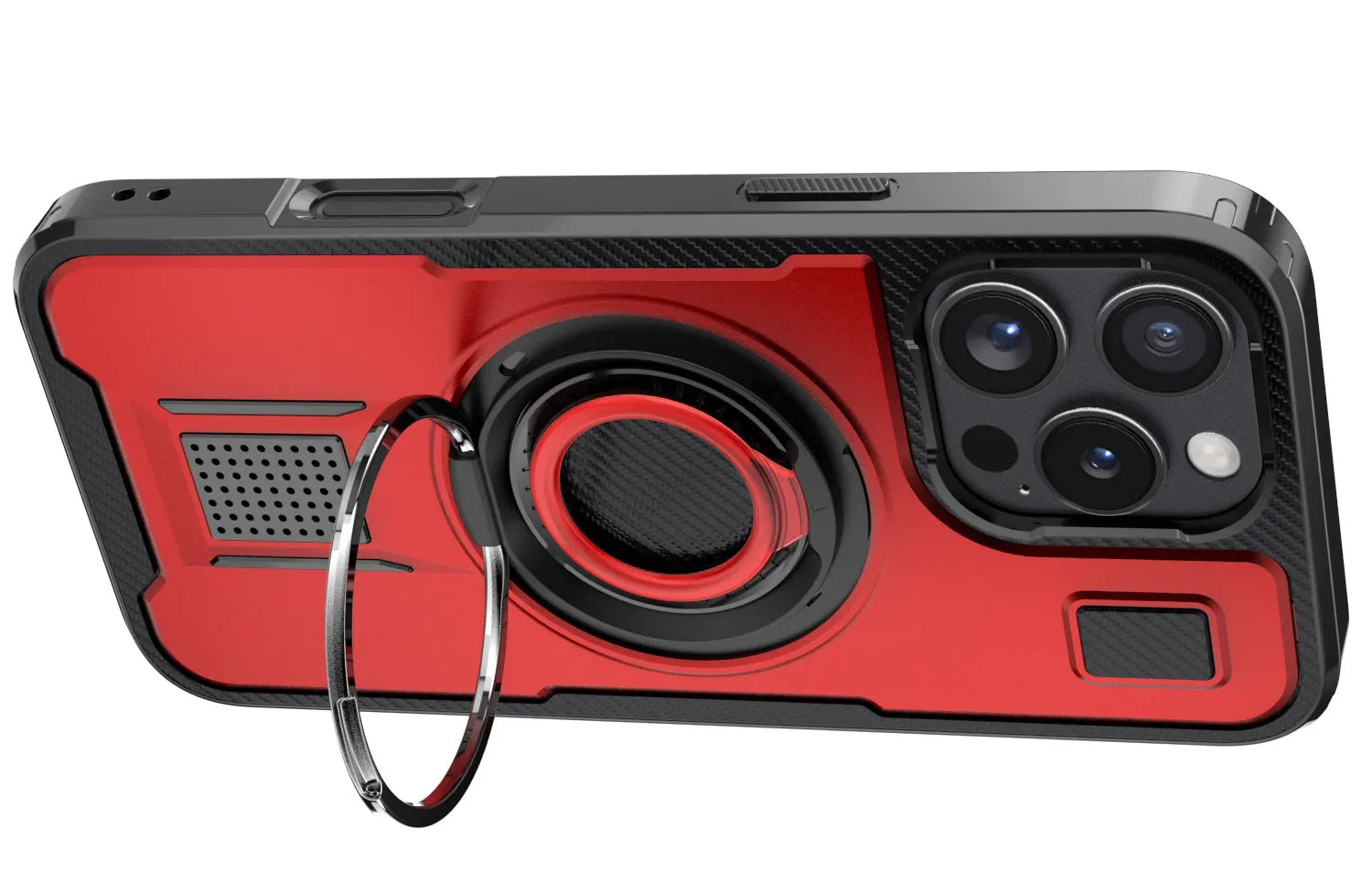 Shockproof Double Ring Kickstand Case