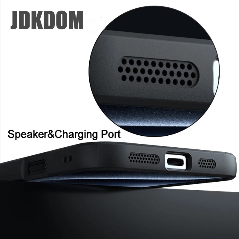 Transparent Back ShockProof Case