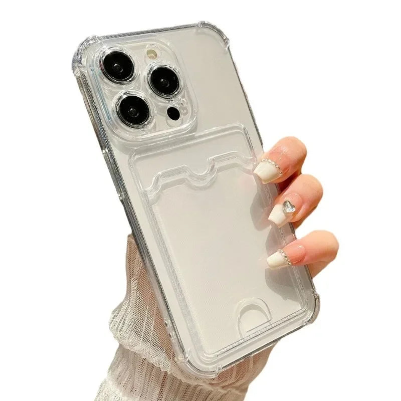 Transparent card holder Case